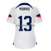 Maillot de Supporter Etats-Unis Morris 13 Domicile Jordan Coupe du Monde 2022 Pour Femme